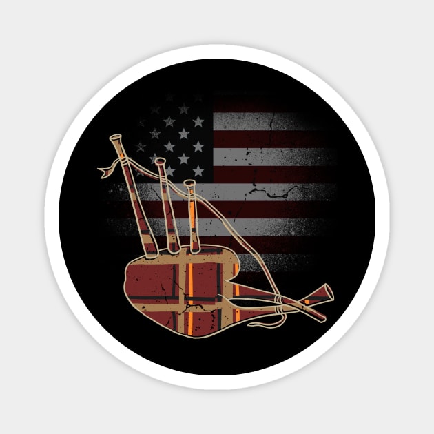 BAGPIPE AMERICA Magnet by Tee Trends